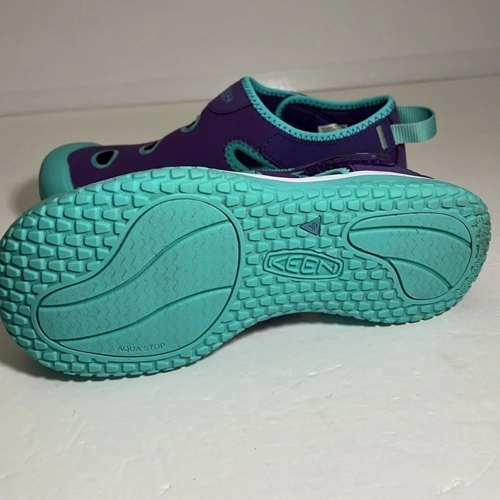 Keen Aqua Stop Anatomic Footbed Eco Anti Odor Big Kids Water Shoes Sz 4 Sandals